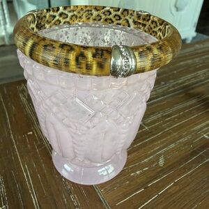 BRIGHTON Leopard Print Bangle with Silver Accent